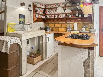 Kamena kuća u Dobrinju, pogled na more i dvije terase - 19