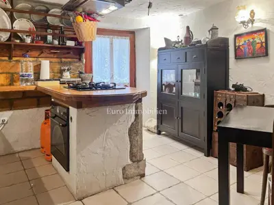 Kamena kuća u Dobrinju, pogled na more i dvije terase - 18