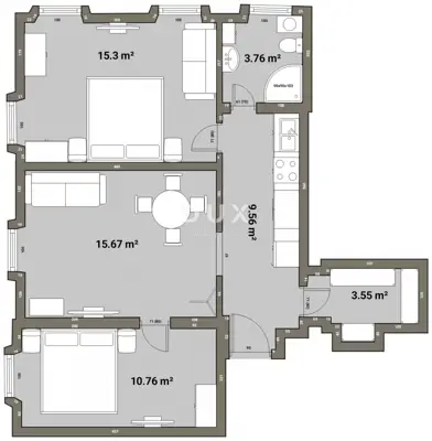 Apartment 59 m², Poluotok, Zadar - Kalelarga and city center - 13