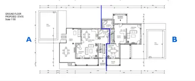 House 300 m², Kanfanar - two residential units and pools - 8