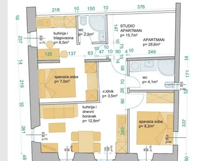 Stan 51 m², Rovinj - starogradska jezgra - 18