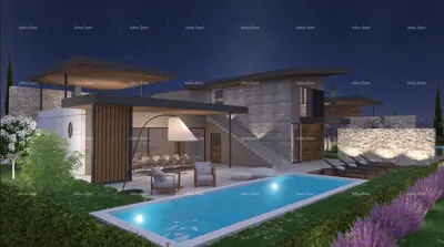 Villa 240 m², Vodnjan - Panoramablick auf die Brijuni - 8