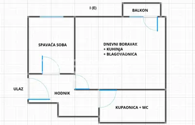 Wohnung 36 m², Trešnjevka - Sjever, 2-Zimmer mit Balkon - 10