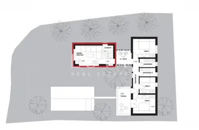 Baugrundstück, Ist - 590 m², Baugenehmigung für ein Haus mit Pool - 16