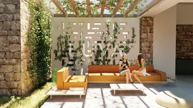 Baugrundstück, Ist - 590 m², Baugenehmigung für ein Haus mit Pool - 5