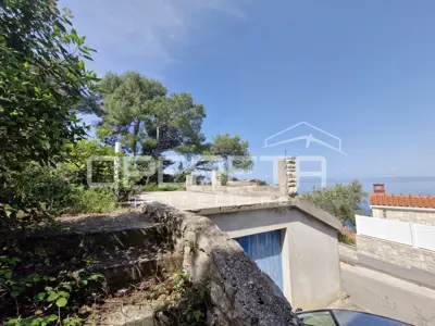 Građevinsko zemljište 338 m² s dozvolom i pogledom na more, otok Korčula - 5