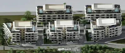 Split - Duilovo, Neubau, 1 Zimmer + Wohnzimmer | großer überdachter Balkon