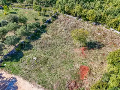 Građevinsko zemljište 862 m², Peruški, pogled na more - 2