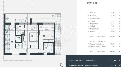 ISTRA, SAVUDRIJA - Moderne Luxusvilla in Meeresnähe V38 - 12