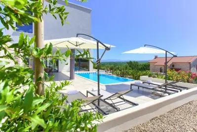 Villa 223 m², Krk - Pool und Meerblick - 5