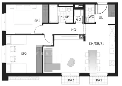 Wohnung zum Kauf in Delnice, 69,5 m²