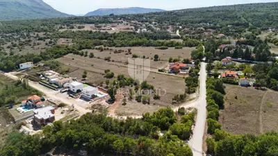 Bauland 1.316 m², Kršan - Projekt einer Villa mit Pool - 4