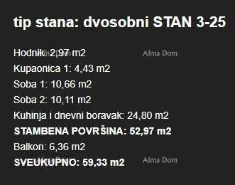 Stan 59 m², Umag - 2 spavaće sobe i balkon - 20
