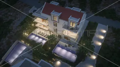 Wohnung 146 m², Stivašnica - Meerblick und drei Terrassen - 16