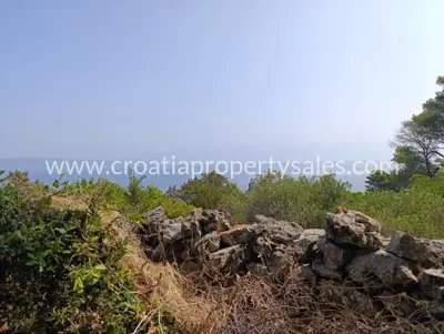 Landwirtschaftliches Anwesen, Insel Hvar, Meerblick und Kiefernwald