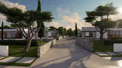 Građevinsko zemljište 7 546 m², Gajana kod Vodnjana, pogled na more