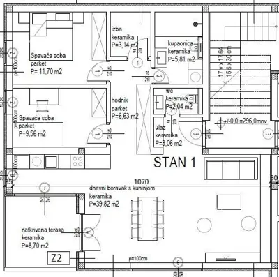 Stan 90 m², Kanfanar - novogradnja u prizemlju - 10