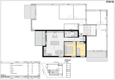 Apartment 49 m², Mandre - first row to the sea - 23