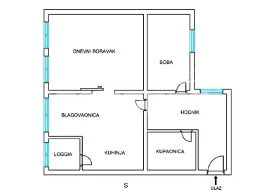 Stan 44 m², Malešnica, mirna lokacija i loggia - 13
