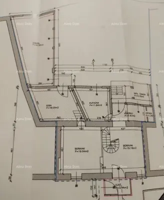 Prodajemo kamenu kuću u centru Brtonigle! - 16