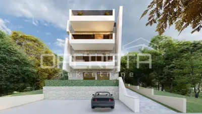 Stan 80 m², Kožino - 2 spavaće sobe, balkon s pogledom na more