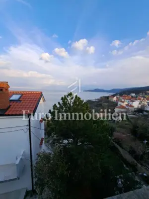 Dvojna kamena kuća 200 m², Vrbnik - pogled na more