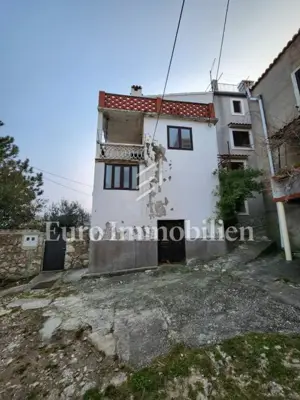 Semi-detached stone house 200 m², Vrbnik - sea view - 4