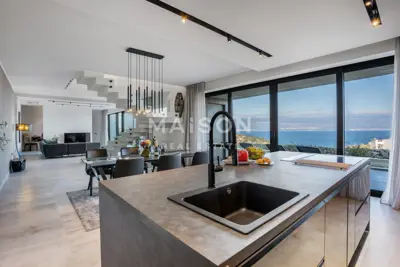 Krk Island, Vrbnik, impressive modern villa with pool - 5