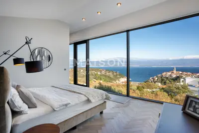 Krk Island, Vrbnik, impressive modern villa with pool - 11