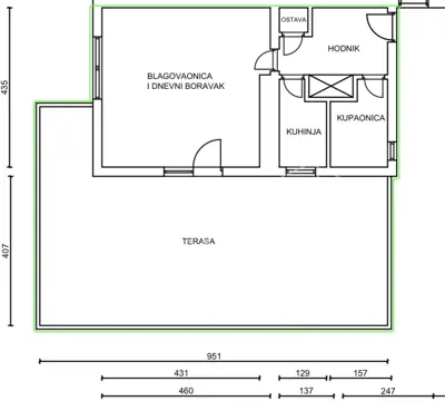 Stan 44 m², Tuškanac, mir i privatnost - 2