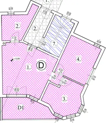 Wohnung 54,6 m², Kustošija - 3 Zimmer, Neubau - 9