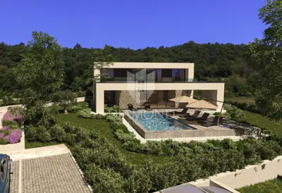 Villa 303 m², Labin - Pool und Meerblick