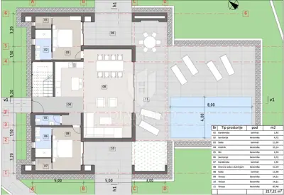 Villa 303 m², Labin - bazen i pogled na more - 6