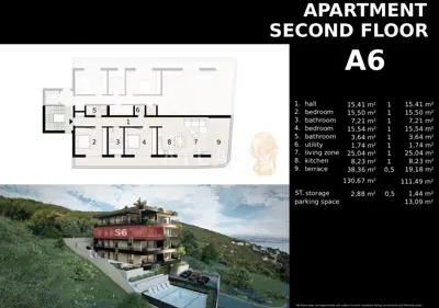 IČIĆI | Ekskluzivni stan na drugom katu moderne novogradnje s pogledom - 11
