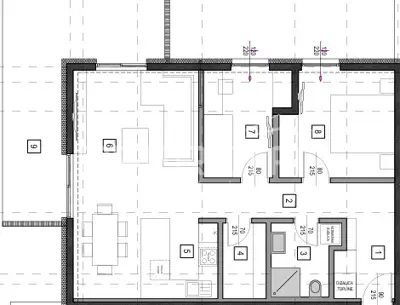 Apartment 77 m², Krapinske Toplice - center, 3 rooms and balcony - 3