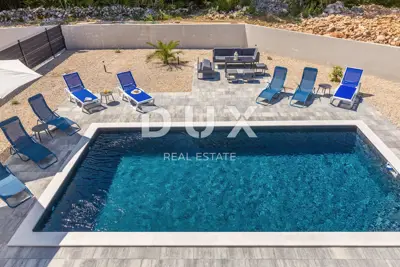 Otok Krk, Dobrinj, samostojeća kuća, 167 m², novogradnja, bazen - 5