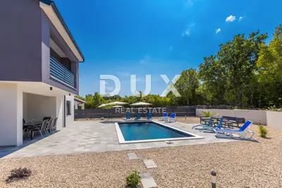 Otok Krk, Dobrinj, samostojeća kuća, 167 m², novogradnja, bazen - 6