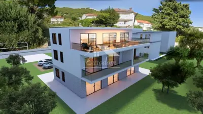 Banjol, Rab – penthouse 145 m² s pogledom na more - 14