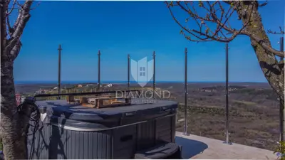 Exklusiv! Buje, freistehendes Haus mit Pool und Meerblick! - 22