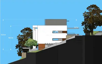Building plot 6,100 m², Medveja - old house and sea views - 12