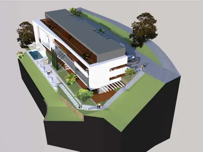 Building plot 6,100 m², Medveja - old house and sea views - 13