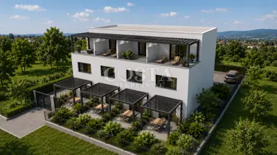Building plot 622 m², Vrsi-Zukve, project for a building - 3