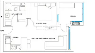 Wohnung zur Miete in Vrapče, 42 m² - 17