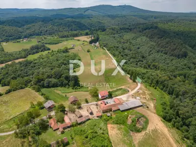 Estate, Blatuša - farm with machinery and animals