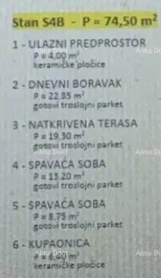 Wohnung 74,50 m², Lovrečica bei Umag - Neubau - 3