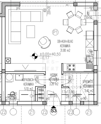 Mandre, Neubauwohnung mit Pool, 110 m² - 16
