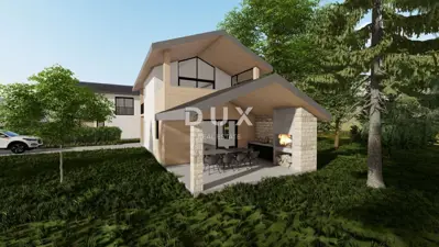 GORSKI KOTAR, SEVERIN NA KUPI - started construction of a house 132 m² - 3