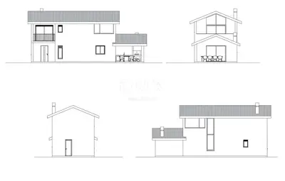 GORSKI KOTAR, SEVERIN NA KUPI - started construction of a house 132 m² - 5
