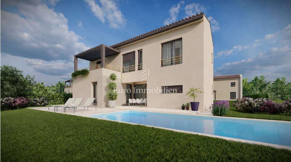 House in Baderna, shell construction phase in a quiet location