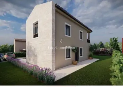 Haus in Baderna, Rohbauphase in ruhiger Lage - 3